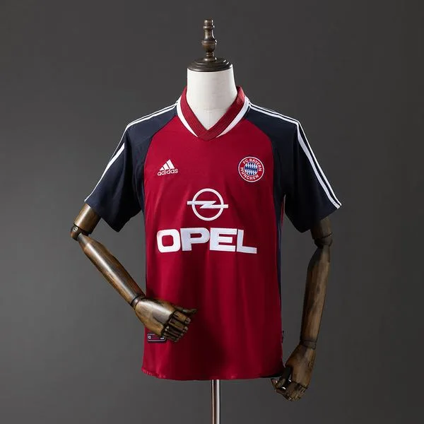 Camiseta de fútbol Bayern Munich 2001/02 LOCAL MANGA CORTA VERSION FAN